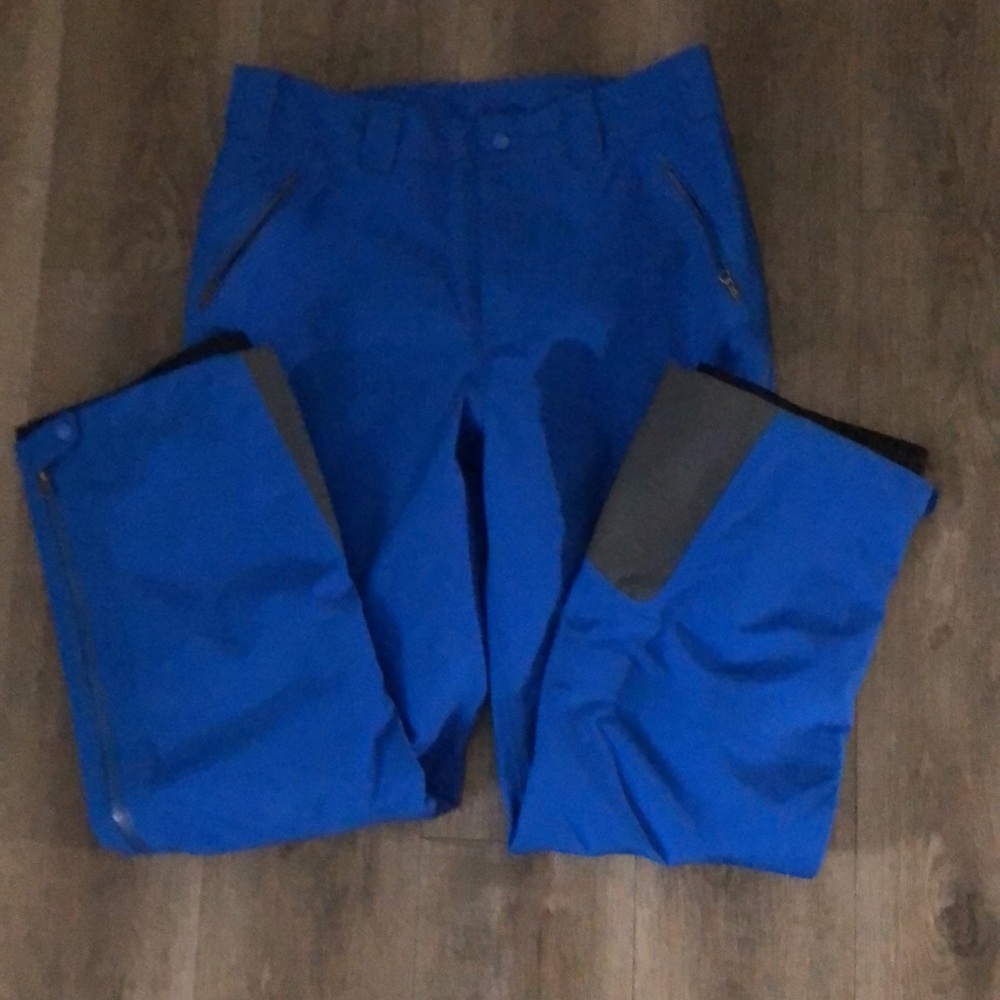 Marmot men’s ski pants, royal blue, size medium